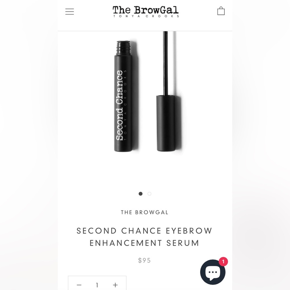 The BrowGal second chance eyebrow‎ serum. NIB. Retail 95